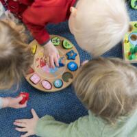 Inside Hopscotch Nursery - Child led play