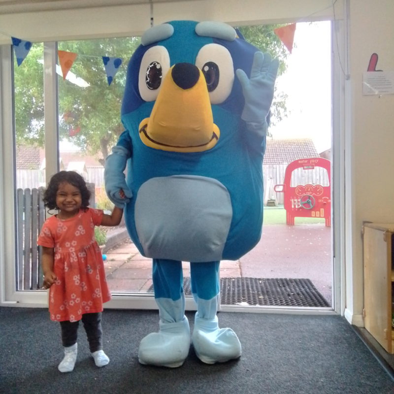 Peacehaven nursery Bluey visit 3