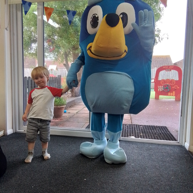 Peacehaven nursery Bluey visit 4