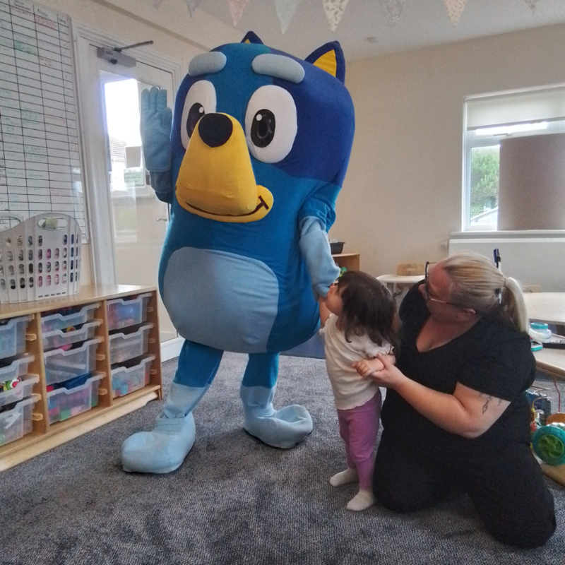 Peacehaven nursery Bluey visit 5